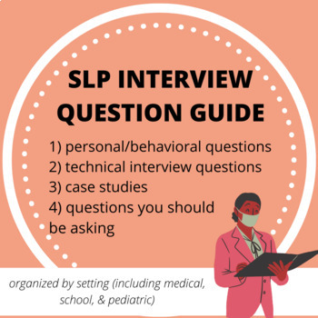 Preview of Speech Language Pathologist SLP Interview Question Guide
