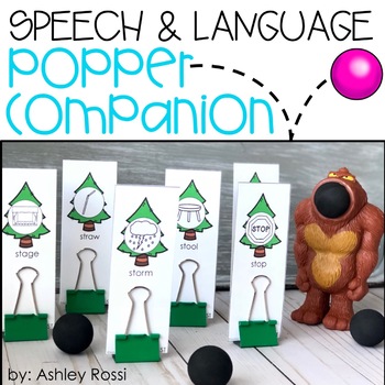 Preview of Speech & Language Popper Companion: BIG FOOT
