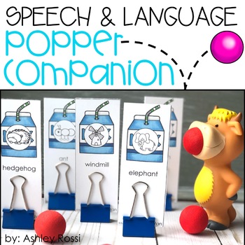 Preview of Speech & Language Popper Companion: COW