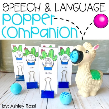Preview of Speech Therapy Ball Popper Companion: LLAMA