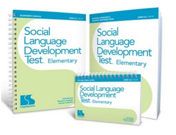 Preview of Speech Language Report Template - Social Language Development Test Elementary