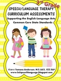 Speech-Language Therapy Curriculum Assessments