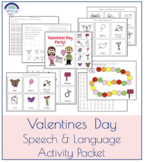Speech & Language Valentines Day Activity Packet