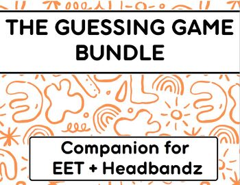 Preview of Speech/Language - Vocab + Description Game Bundle - EET & Headbandz Companion