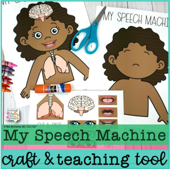 Preview of Speech Machine Visuals, Teaching Tools & Crafts