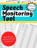 Speech Monitoring Tool