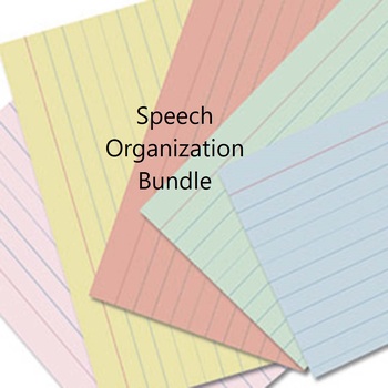 Preview of Speech Organization Bundle: Lesson Plan, Prezi, Google Doc, Activities