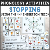 Speech Phonology Activities for Stopping Using "H" Inserti