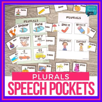 Preview of Speech Pockets - Plurals