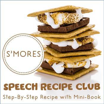 Preview of Cooking in Speech Therapy - Speech Recipe Club: Let's Make Smores!