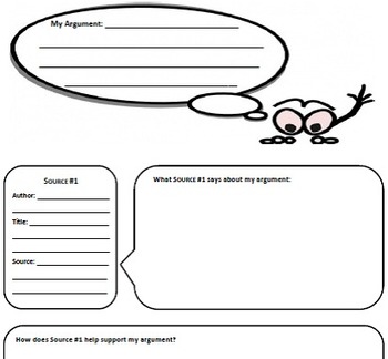 Preview of Speech Research Graphic Organizer