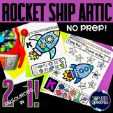Speech Rocket Ship Articulation Color & Cover AND Roll a Rocket