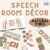 Speech Room Décor | Natural Vibes Color Theme | Digital Download