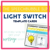 Speech Room Light Switch Template