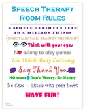 Speech Room Rules