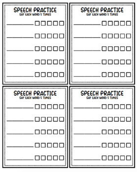 speech homework template