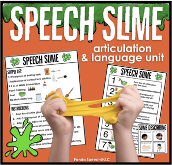 how to make slime demonstration speech