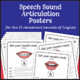 Speech Sound Articulation Posters - Consonants