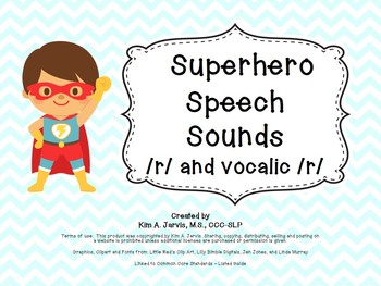 Preview of Speech Sound Articulation R and Vocalic R Sounds