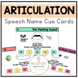Speech Sound Articulation Visual Cue Cards: Sound Names