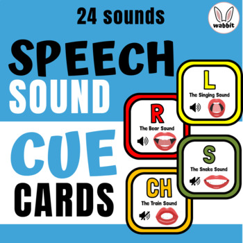 Preview of Speech Sound Cue Cards for Quick Articulation Therapy