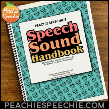 Preview of Speech Sound Handbook for Articulation Therapy by Peachie Speechie