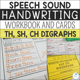 Speech Sound Handwriting Workbooks and Cards - TH SH CH Digraphs