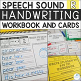 Speech Sound Handwriting Workbooks and Cards - Vocalic and