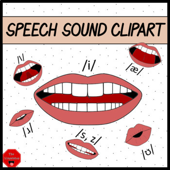 Preview of Speech Sound Mouth Clip Art