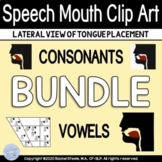 Speech Sound Mouth Clip Art BUNDLE - Lateral View