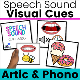 Speech Sound Visual Cue Cards - Consonants - Articulation 