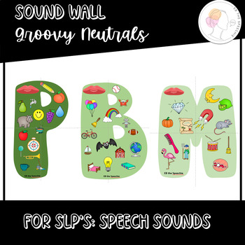 Preview of Speech Sound Wall | Phonemes | Groovy Neutral Theme