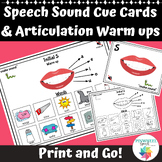 Speech Sound Warm ups with Visual Cues 5 minute Articulati