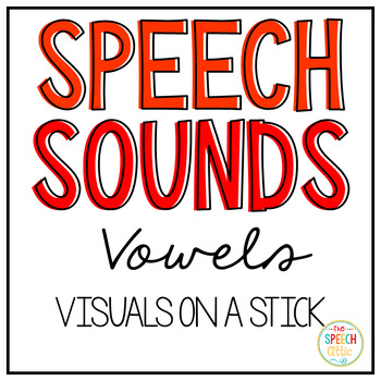 Preview of Speech Sounds Visuals on a Stick for Vowels