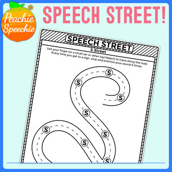 Preview of Speech Street: NO-PREP Articulation Practice in Isolation