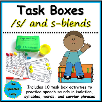 Preview of Speech Task Boxes - S and S-Blends