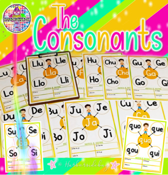 Preview of Speech  | The Consonants Printi Posters  | Las Consonantes Imprimibles | Posters