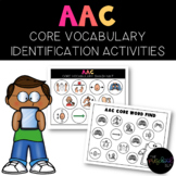 Speech Therapy: AAC Core Word Vocabulary Identification Ac