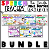 Speech Therapy Activities: Fine Motor Tracers BUNDLE