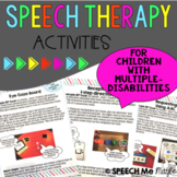 Speech Therapy for Children with Multiple Disabilities