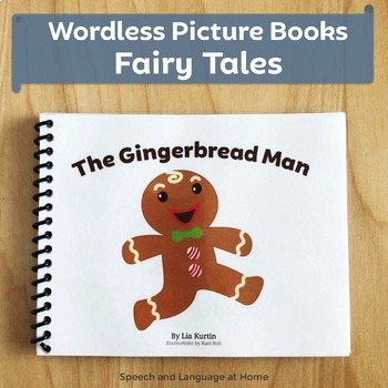 Preview of Speech Therapy Activities for Toddlers & Preschool | Fairy Tales Gingerbread Man