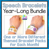 Speech Therapy Activities with Speech and Language Bracelets