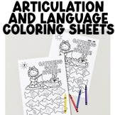 Speech Therapy Activity Articulation & Language Spring Col