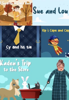 Preview of Speech Therapy Animated Stories Bundle