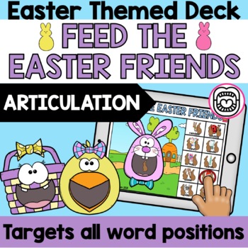 Preview of Easter Speech Therapy Activity for Articulation | BOOM CARDS