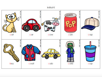 Articulation Cards For /K, G, F, V ,S, Z/ By Speech Therapy With Courtney  Gragg