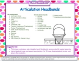 Speech Therapy Articulation Headbands: dz, g, k, l, p, r, 