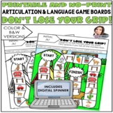 Speech Therapy Articulation & Language GAME BOARDS | PLAYG