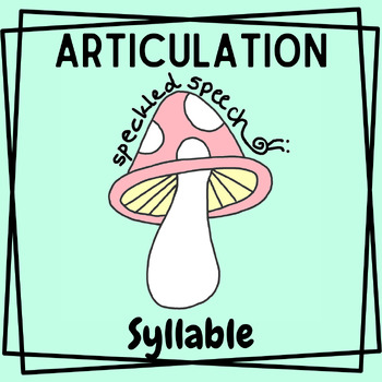 Preview of Speech Therapy Articulation - S, R, SH, L, TH - SYLLABLE LEVEL - BUNDLE