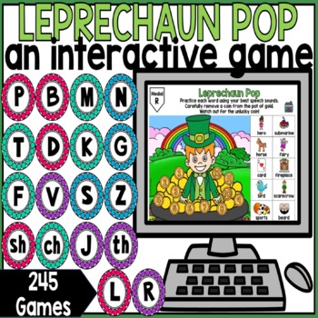 Preview of St. Patrick's Day Speech Therapy Articulation Activities | Boom Cards